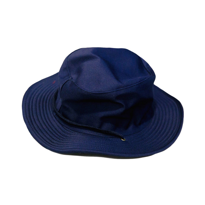 Navy Broad-Rimmed Hat